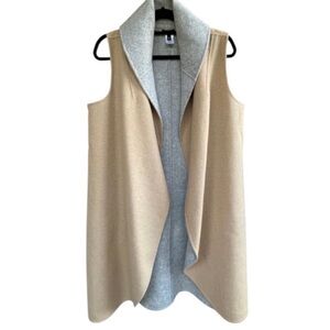 Talbots Wool Blend Open Cardigan Double face M